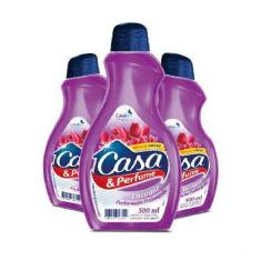 Imagem de Kit 3 Limpador Perfumado Casa E Perfume Passione 500ml - Casa & Perfum