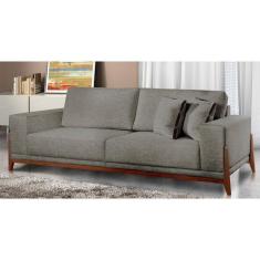 Imagem de Sofá Fixo Magnus 2 Lugares Luxo 170cm Castellar Móbile Cinza