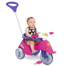Imagem de Triciclo Infantil Com Empurrador E Protetor 1-3 Anos Lelecita Calesita