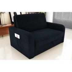 Imagem de Sofá Cama Daiane Suede Petroleo B257- Matrix