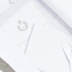 Imagem de Jogo De Lençol Berço Desmontável 3 Peças Small Urso Branco - Tropical