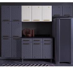 Imagem de Armário de Cozinha Aéreo 3 Portas Diamante Telasul Branco