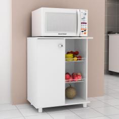 Imagem de Balcão Fruteira Com 2 Cestos E 1 Porta Bf3205 Tecno Mobili Branco