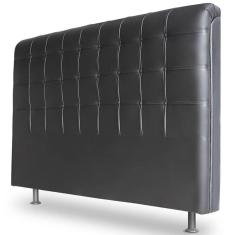 Imagem de Cabeceira Estofada Cama Box Casal King Louise 195cm Preto
