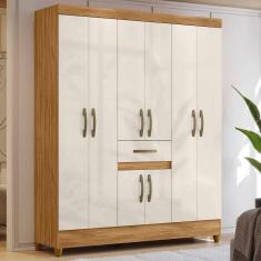 Imagem de Guarda Roupa Solteiro Portugal Freijó Off White Moval