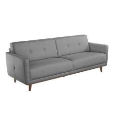 Imagem de Sofá 3 Lugares Di Cavalcanti Cinza 200 Cm - Mobly