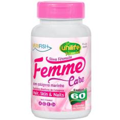 Imagem de Colágeno Femme Care Verifish Unilife 60 Cápsulas