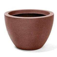 Imagem de Vaso Riscatto Oval Baixo N 30 Nutriplan Ferrugem