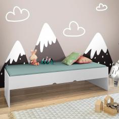 Imagem de Cama Turca Solteiro Branco Caio Shop JM