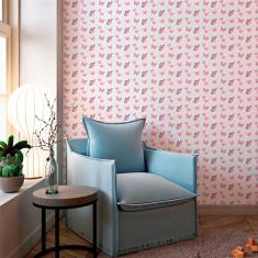 Imagem de Papel De Parede Adesivo Borboletas N010134 Rolo 0,58X3M