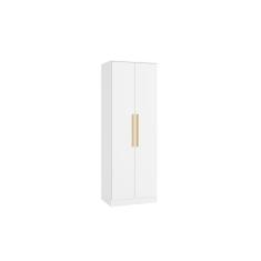 Imagem de Guarda-Roupa 2 Portas 2 Cabideiros Kappesberg Adapt Branco 80cm