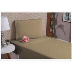 Imagem de Jogo de Cama Com Lençol Para Cobrir Macio Solteiro Cinza