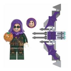 Imagem de Boneco Blocos De Montar Duende Verde Nave Aranha Sem Volta - Mega Bloc