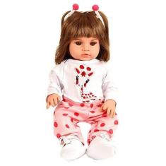 Imagem de Boneca Reborn Realista Baby Alive Menina De Silicone Senta - Sidnyl