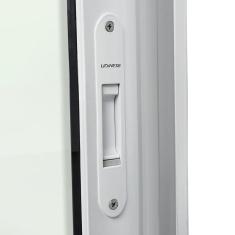 Imagem de Veneziana Elite 6 Folhas Moveis 100 X 240 Vidro Liso Branco