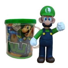 Imagem de Boneco Luigi Do Super Mario Bros Com Caneca Personalizada - Super Size