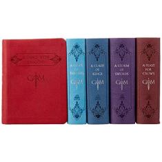 Imagem de George R. R. Martin's a Game of Thrones Leather-Cloth Boxed Set (Song of Ice and Fire Series): A Game of Thrones, a Clash of Kings, a Storm of Swords, - George R. R. Martin - 9781101965481