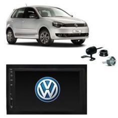 Imagem de Kit Central Multimídia POLO Mp5 / Mp8 + Moldura + Câmera