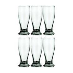 Imagem de Kit 6 Copos Vidro Cerveja 300Ml Nadir Figueiredo Munich 7709