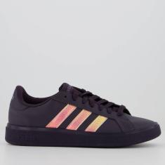 Imagem de Tênis Adidas Grand Court Base 2.0 Feminino Roxo-Feminino