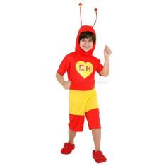 Imagem de Fantasia Chapolin Colorado Curto Infantil Sulamericana