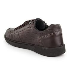 Imagem de Tenis Masculinos Calce Facil couro 3121002 BBR2 cafe Cor:Marrom;Tamanho:42;Genero:Masculino