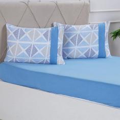 Imagem de Jogo de Cama Malha 3 Pçs Casal Bella Cama 138x188cm