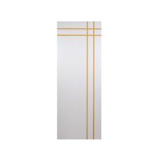 Imagem de Folha de Porta Madeira Decorada 210x70cm Espessura 3cm Mantiqueira MGM Branco