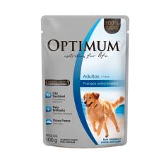 Imagem de Ração Úmida Optimum Sachê Para Cães Adultos Frango - 100 G