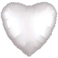 Imagem de Balão Metalizado Coração - Branco - 10 Polegadas