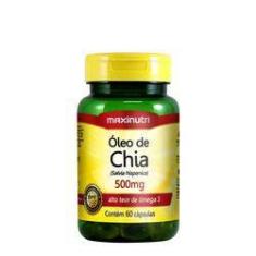 Imagem de Óleo De Chia 60 Cápsulas 500mg Maxinutri