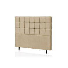 Imagem de Cabeceira Queen Livia 160 CM Suede Cappucino - D A Decor