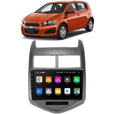 Imagem de Kit Central Multimídia Android Sonic 2011 2012 2013 2014 9 Polegadas T