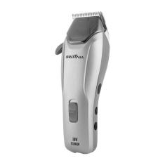 Imagem de Máquina de Cortar Cabelo Britânia BCR18T Titanium 4 Pentes de Corte 18W Silver
