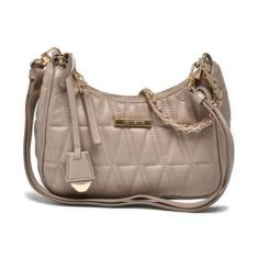 Imagem de Bolsa De Ombro Matelassê Via Marte Média Alça Longa Ajustável B1-131-Feminino