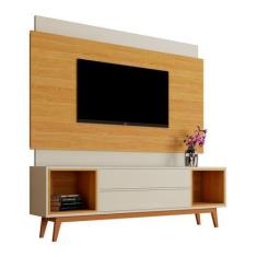 Imagem de Rack com Painel Delux 1.8 Off White com Nature - MoveisAqui