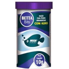 Imagem de Ração Mega Food Betta Bits 10g com Alho