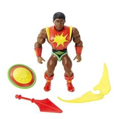 Imagem de Bonecos de ação Masters of the Universe Origins Sun Man de 5,5 polegadas, bonecos de batalha para contar histórias e exibir, presente para crianças de