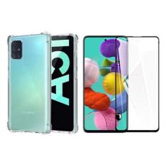 Imagem de Capinha Capa Antichoque e Película Vidro 9d Compatível Samsung Galaxy A51 Tela 6.5 Polegadas