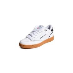 Imagem de Reebok Tênis unissex adulto Club C Bulc, Branco/Preto/Goma, 34/35 BR