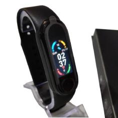 Imagem de Relógio Smartwatch Masculino Esportes Calorias Km Pressão Notifica Msg