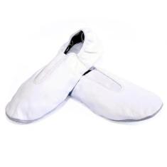 Imagem de Tênis de ginástica infantil/infantil/adulto - Sapatos de ginástica para trampolim - Sapatos de ginástica para meninas - Agility Gym Shoes de couro de cabra sem cadarço sola de borracha, Rosa flamingo,