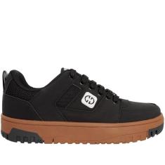 Imagem de Tênis Ollie Originals Tyger 2 Street Casual Masculino Nobuck Preto-Masculino