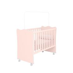 Imagem de Berço Simples Quarto Infantil Bebê C/ Colchão 4 Rodinhas/Rodízios Doce Sonho 1