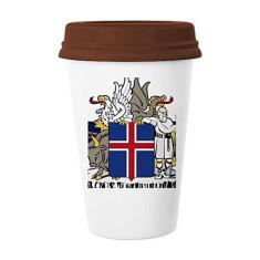 Imagem de Noruega Nacional Emblema Country Caneca Café Copo Cerâmica Copo Copo