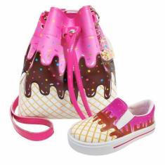 Imagem de Kit Infantil Bolsa E Tênis Sorvete, Magicc Kids