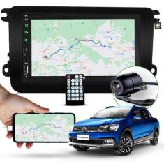 Imagem de Central Multimídia Mp8 Saveiro G7 Moldura + Câmera de ré - Tay Tech