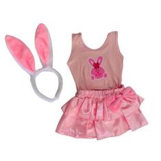 Imagem de Fantasia Infantil Coelhinha Linda Body Saia e tiara envio rápido Ensai