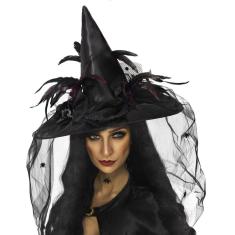 Imagem de Fantasia feminina de Halloween com chapéu de bruxa O-Ware Baby Deluxe