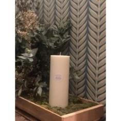 Imagem de Vela Cilíndrica Cera Natural 7,5x20cm